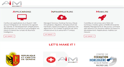 Desktop Screenshot of aim-services.ch